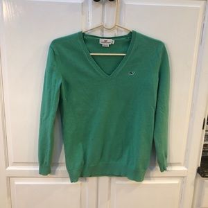 Vineyard Vines cotton v neck sweater.